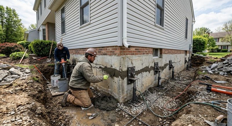 Basement Foundation Repair in Lake Park, MN