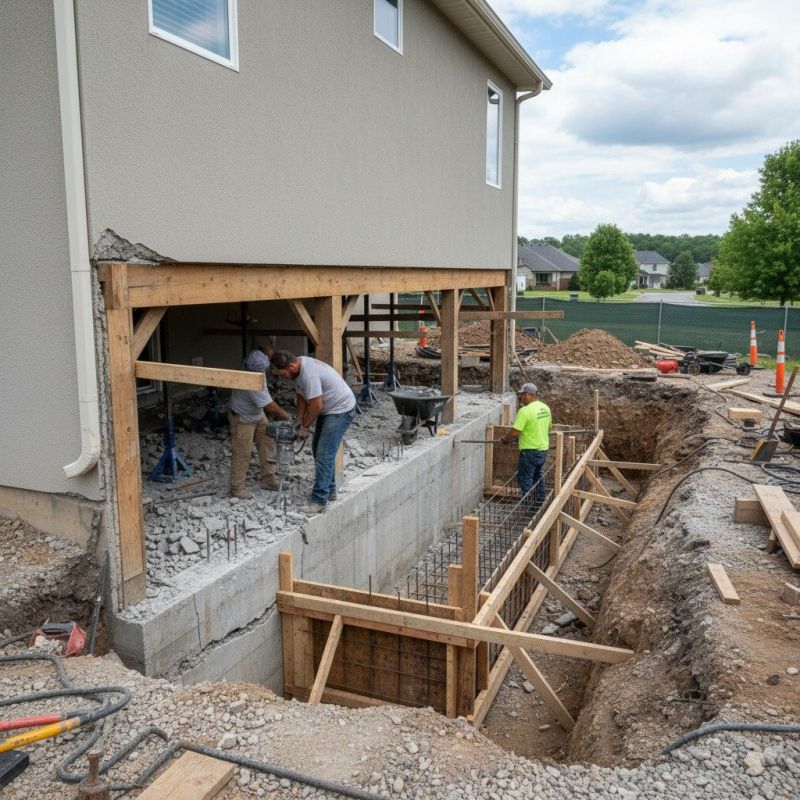 Building Foundation Repair in Dent, MN