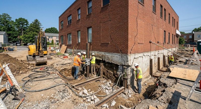 Building Foundation Repair in Lake Park, MN