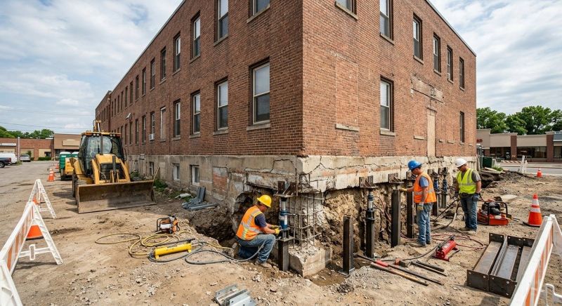 Commercial Foundation Repair in Detroit Lakes, MN