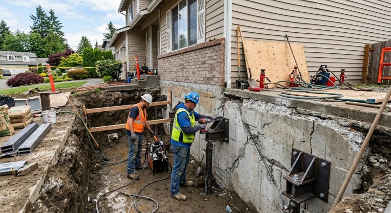 Concrete Foundation Repair in Pelican Rapids, MN
