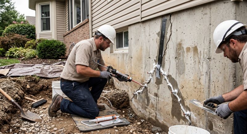 Cracked Foundation Repair in Pelican Rapids, MN