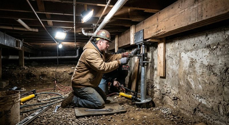 Crawlspace Foundation Repair in Lake Park, MN