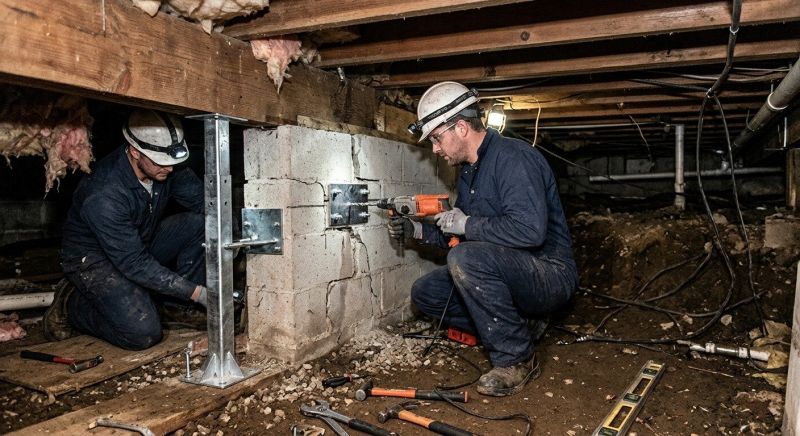 Crawlspace Foundation Repair in Pelican Rapids, MN