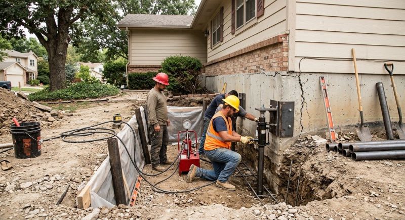 Deep Foundation Repair in Detroit Lakes, MN