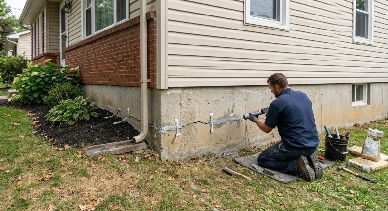 Foundation Crack Sealing in Detroit Lakes, MN