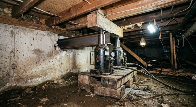 Foundation Jacking in Becker County, MN