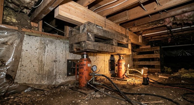 Foundation Jacking in Lake Park, MN