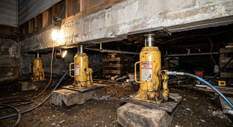 Foundation Jacking in Lake Park, MN