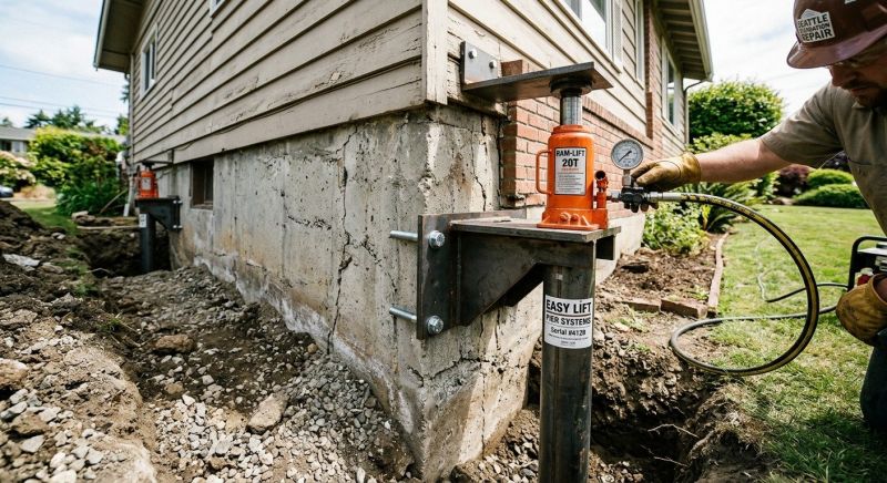 Foundation Jacking in Lake Park, MN