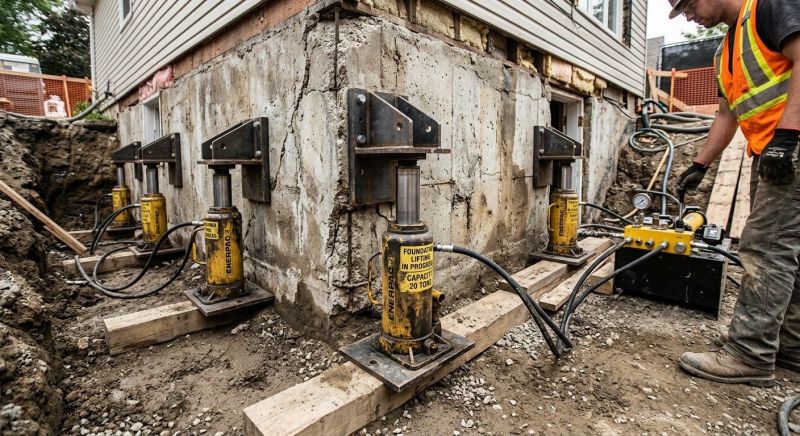 Foundation Jacking in Detroit Lakes, MN