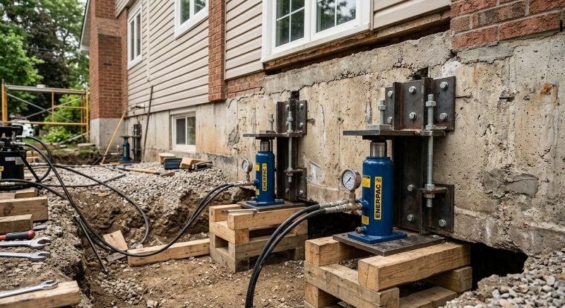 Foundation Jacking in Detroit Lakes, MN