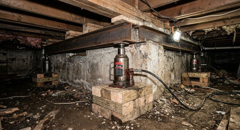 Foundation Jacking in Detroit Lakes, MN