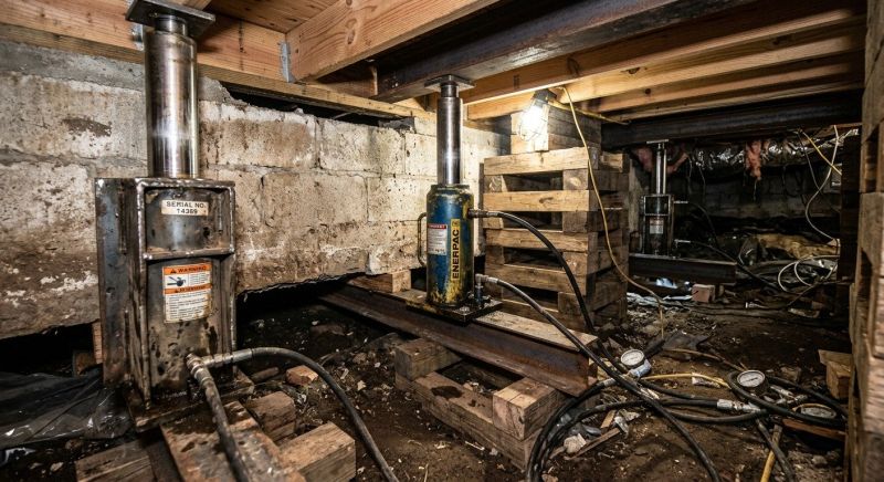 Foundation Jacking in Perham, MN