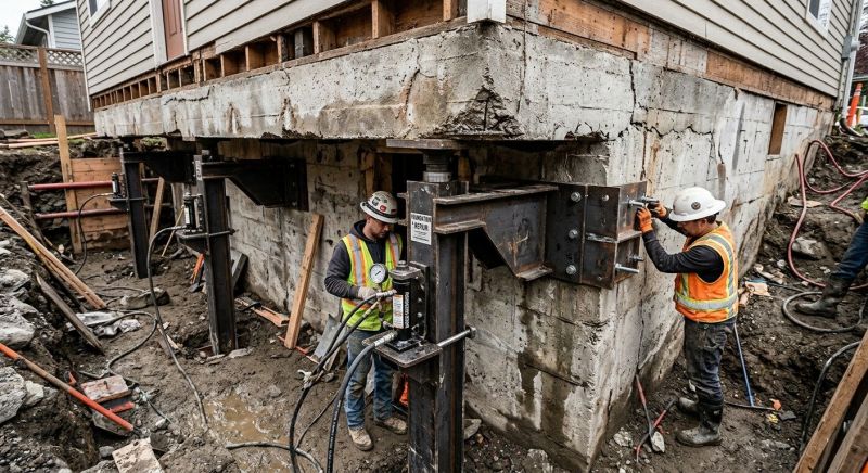 Foundation Lifting in Becker County, MN