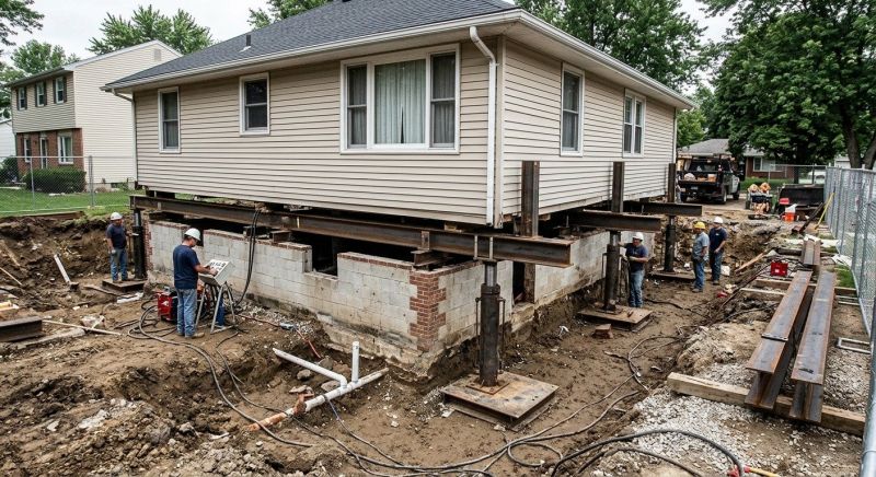 Foundation Lifting in Lake Park, MN