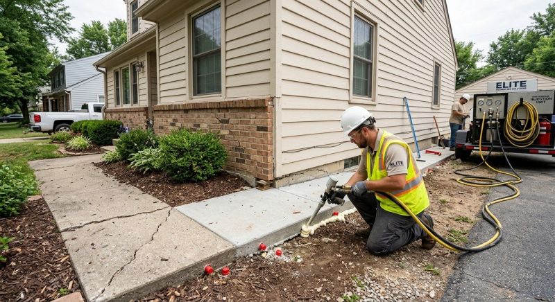 Foundation Lifting in Lake Park, MN
