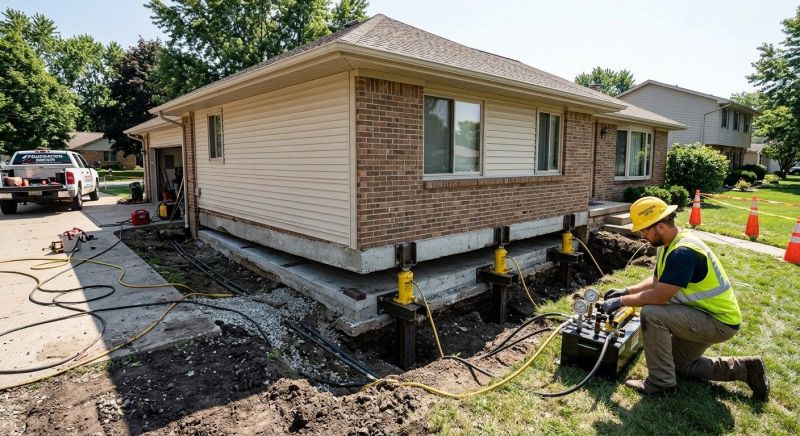 Foundation Lifting in Detroit Lakes, MN
