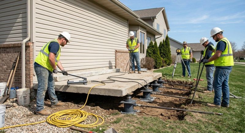 Foundation Lifting in New York Mills, MN