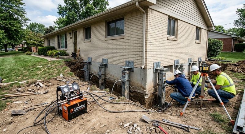 Foundation Pier Leveling in Detroit Lakes, MN