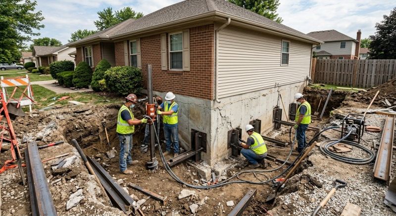 Foundation Pier Repair in Detroit Lakes, MN