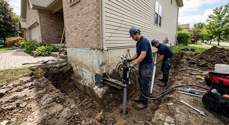 Foundation Settlement Repair in Detroit Lakes, MN