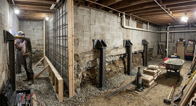 Foundation Stabilizing in Dent, MN