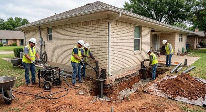 Foundation Stabilizing in Detroit Lakes, MN