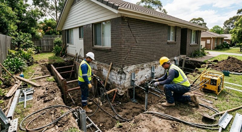 Foundation Stabilizing in Detroit Lakes, MN