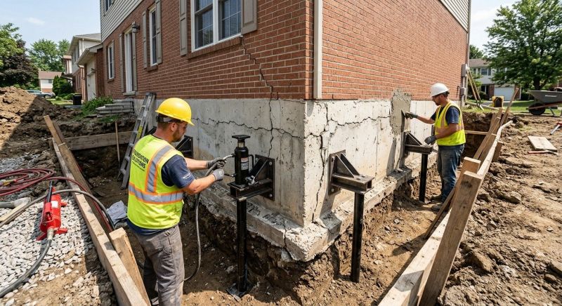 Foundation Structural Repair in Dent, MN