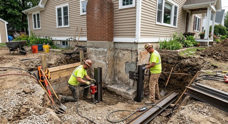 Foundation Structural Repair in New York Mills, MN