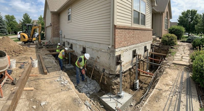 Foundation Underpinning in Detroit Lakes, MN
