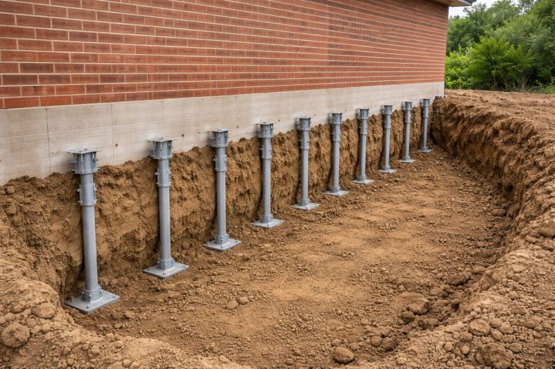 Helical Pile Installation in Detroit Lakes, MN