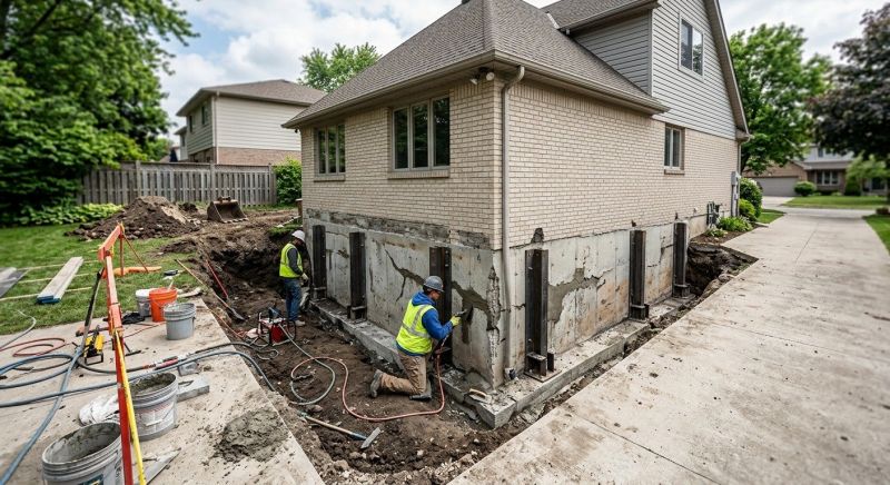 House Foundation Repair in Detroit Lakes, MN