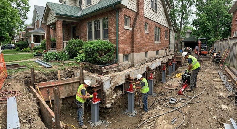House Underpinning in Detroit Lakes, MN