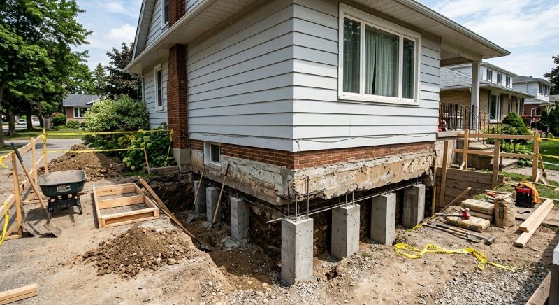 House Underpinning in Detroit Lakes, MN