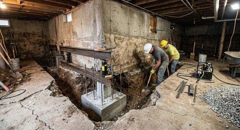 House Underpinning in Detroit Lakes, MN