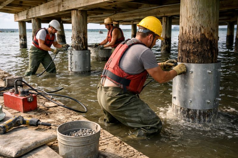 Piling Repair in Detroit Lakes, MN