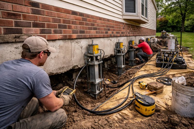 Settling Foundation Service in Detroit Lakes, MN