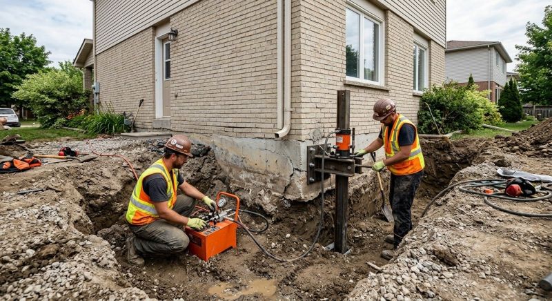 Sinking Foundation Lifting in Detroit Lakes, MN