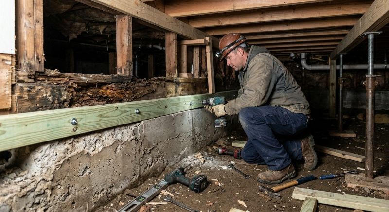 Sinking Foundation Repair in Lake Park, MN