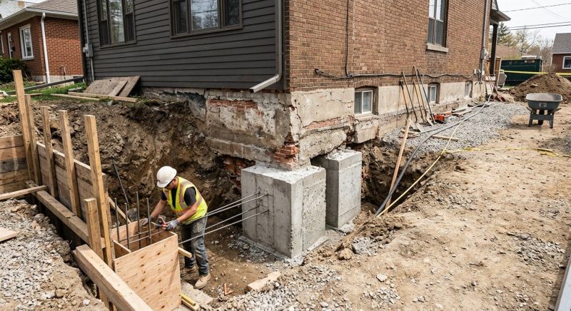 Structural Underpinning in Detroit Lakes, MN