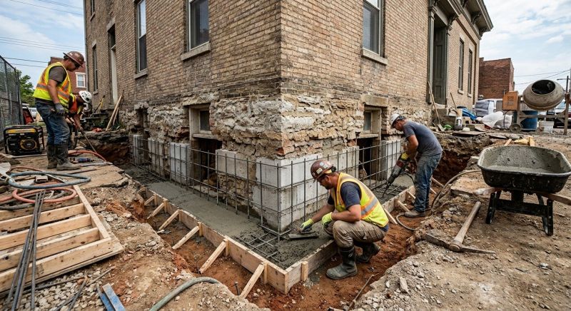 Structural Underpinning in Detroit Lakes, MN